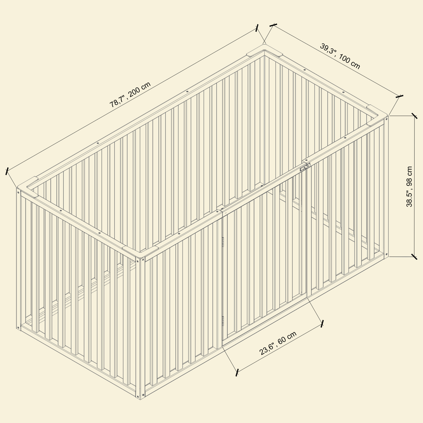 Montessori Safety Playpen Bed with Tall Rails | Designed for Special Needs